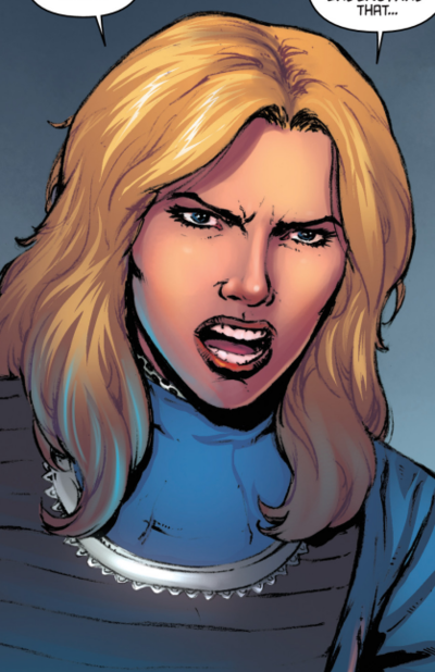 Doctor Medusa pointedly addresses Adama's crisis of confidence in Classic Battlestar Galactica Vol. 2 #10.