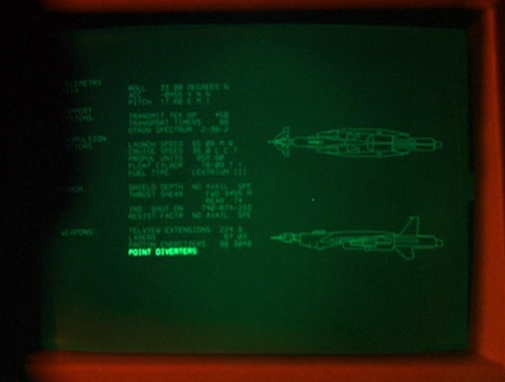 A warbook entry and scan of the destroyer (TOS: "Experiment in Terra").