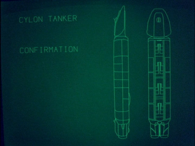Cylon fuel tanker schematic (TOS: "Saga of a Star World")