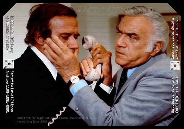 File:Historical - Los Angeles, CA - 1973 (L-R) Albert Paulsen, Lorne Greene appearing in the ABC tv series 'Griff', episode 'Marked for Murder'.jpg