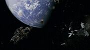 Thumbnail for File:Destroyed Battlestar Mini.JPG