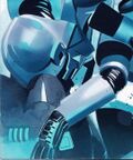 Thumbnail for File:Mike Mayhew Original BATTLESTAR GALACTICA DEATH OF APOLLO 2 Cover Painting - Cylon Pile Closeup.jpg