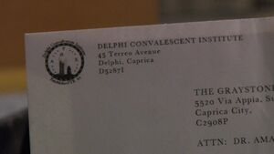 Caprica - The Imperfections of Memory - Delphi Convalescent Institute Envelope.jpg