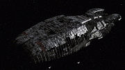 Thumbnail for File:Damaged Galactica.jpg