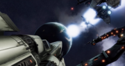 Thumbnail for File:BSGD - Mark I Viper Flyby.png