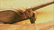 Thumbnail for File:TRS - You Can't Go Home Again - Kara Thrace with Raider.jpg