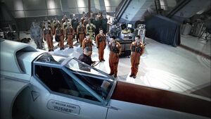 TRS - Miniseries - Deck Crew Ceremony for William Adama.jpg