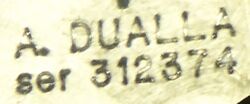 Thumbnail for File:Dualla's dogtag serial.jpg