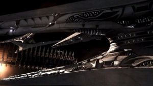 New Resurrection ship - surrounded by baseships.jpg