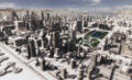Zoic Studios's computer generated render of Caprica City from the Miniseries.