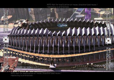 The Atlas Arena on Caprica prior to the First Cylon War (Caprica: "Rebirth").