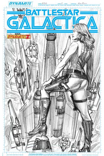 Incentive Cover. Alternate main pencil sketch cover. Art: Alex Ross