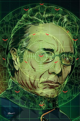 Cover E: Virgin cover "incentive," "old" Adama variant. Art: Brent Schoonover