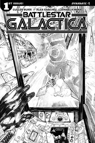 Cover E Black-and-white cover. Art: Alex Sanchez