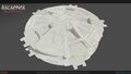 Basestar mesh concept from Forge Studios