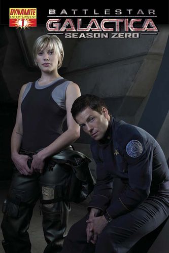 Cover D: Photo cover featuring Kara Thrace and Lee Adama.
