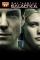 Photo cover with Lee Adama and Kara Thrace.