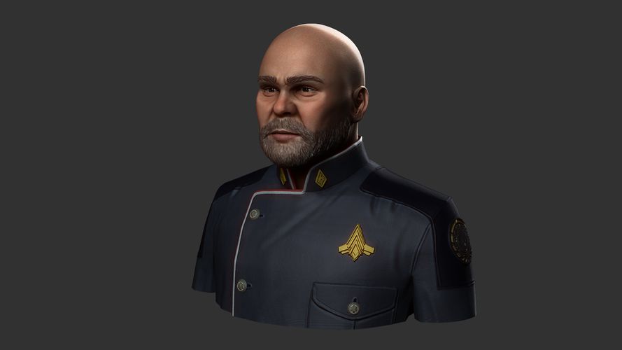 Unused character concept created by Sam Nilson.[1] 3/4 view.