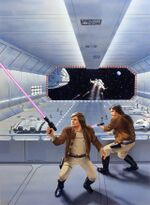 Thumbnail for File:BSG Paperback Novel - Experiment In Terra - David Schleinkofer.jpg