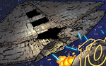 Thumbnail for File:BSG Vol 1 - Cylon Basestar Launches its Attack Against the Fleet.png