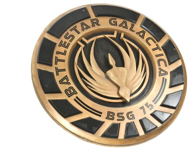 One of the two seals from Galactica's CIC.