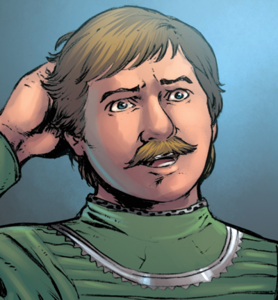 Starbuck's favorite flight engineer, Xam, is the lynchpin to the shared dreams of Earth spreading throughout The Fleet (Classic Battlestar Galactica Vol. 2 #9).