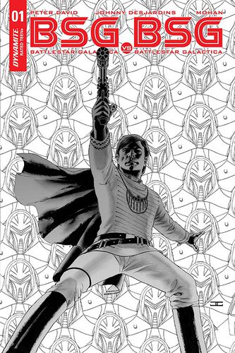 Cover M Black-and-white cover. Art: John Cassaday