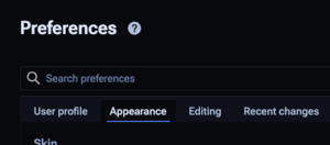Battlestar Wiki - Appearances Tab on Preferences Page.png