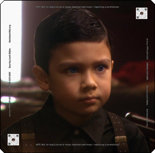 William Adama around the age of 4 (CAP: "Apotheosis")