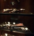 Revolvers, flintlocks, and semiautomatics in Admiral Helena Cain's collection (TRS: "Pegasus").    