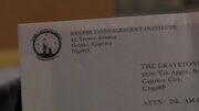 Thumbnail for File:Caprica - The Imperfections of Memory - Delphi Convalescent Institute Envelope.jpg