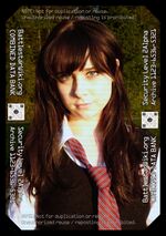 Thumbnail for File:Caprica - Zoe Graystone in Athena School Uniform - BTS.jpg
