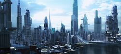 Thumbnail for File:Caprica City panorama.jpg