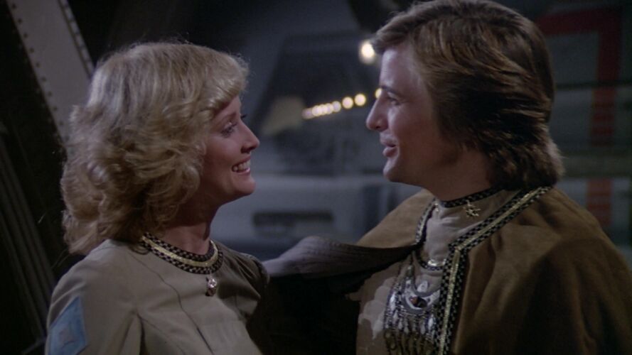 Starbuck's dress uniform.