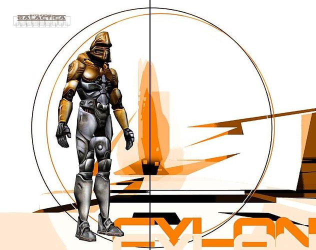 Marketing poster depicting a redesigned Command Centurion, by John Slowksy