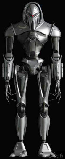 A Centurion Warrior of the Cylon Army.