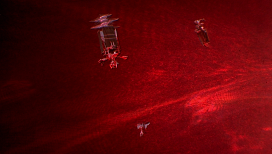 A section of the Cylon minefield.