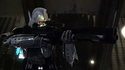 Thumbnail for File:Cylon War-era Centurion fires weapon, "Daybreak, Part II".jpg