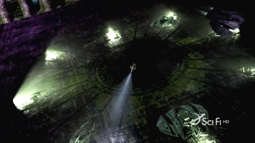 Older-model Raiders within the Colony.