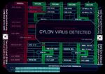 Thumbnail for File:Cylon computer virus attacking firewall.jpg