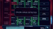 Thumbnail for File:Cylon computer virus attacking firewall.jpg