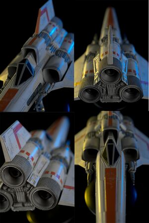Eaglemoss - BSG 4 - Viper Mark I - Glamor Collage.jpg