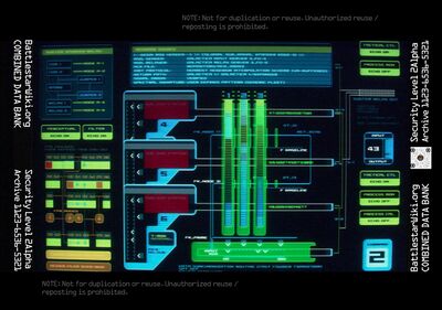 FTL systems display aboard Pegasus (TRS: "The Captain's Hand").