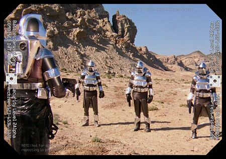 Cy meets with his compatriots on Planet Starbuck (1980: "The Return of Starbuck").
