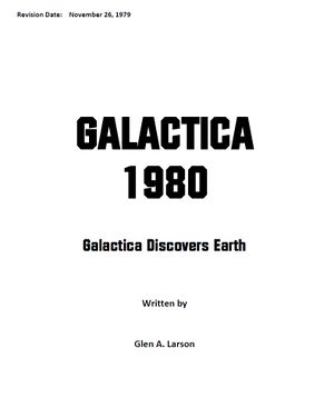 Galactica Discovers Earth