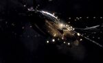 Thumbnail for File:Galactica Under Fire at NC.jpg