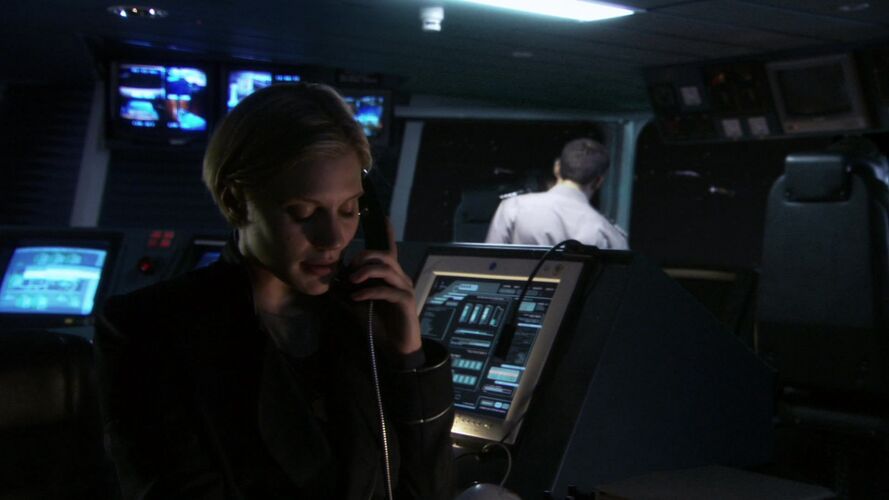 The ship's bridge (TRS: "Flesh and Bone")