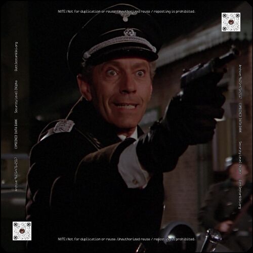 Curt Lowens as a German Gestapo Colonel, although he is credited as "German Commander".