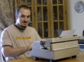 Joe and his typewriter.jpg