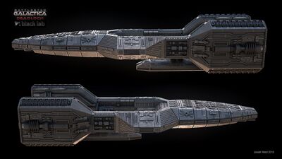 Defender concept art by Josiah Ward.